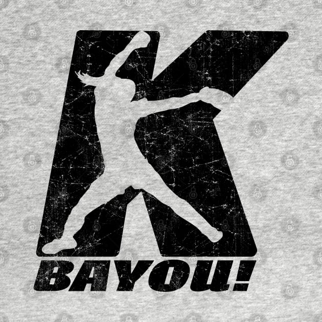 Fastpitch Softball Pitcher Funny Strikeout BYE YOU, BAYOU! by TeeCreations